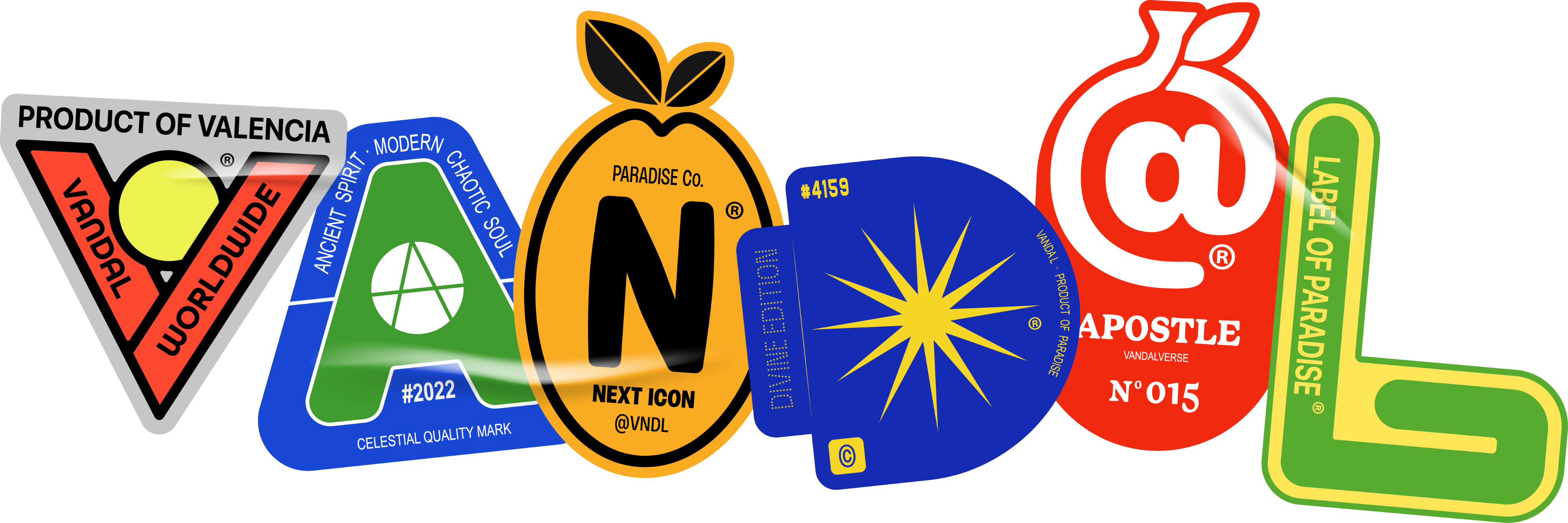 VANDAL Fruit Sticker